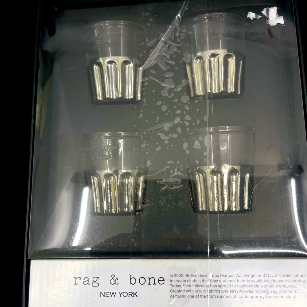 Rag and bone shot glasses set of 4
